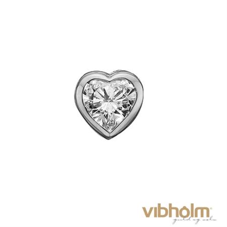 Christina Jewelry & Watches True Hearted Charm i 14 karat hvidguld 693-WG06