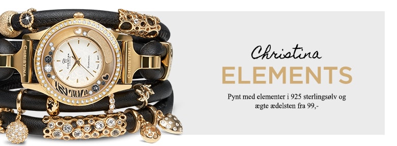 Christina Elements - Pynt dit Collect ur med flotte elementer i sterlingsølv!
