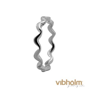 Christina Jewelry & Watches Wave ring i bølget sterling sølv