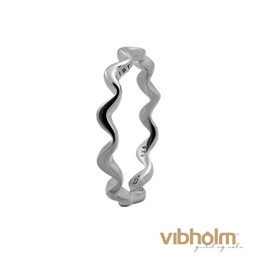 Christina Jewelry & Watches Wave ring i bølget sterling sølv