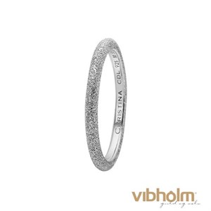 Christina Jewelry & Watches Diamond Dust ring i matteret sterling sølv