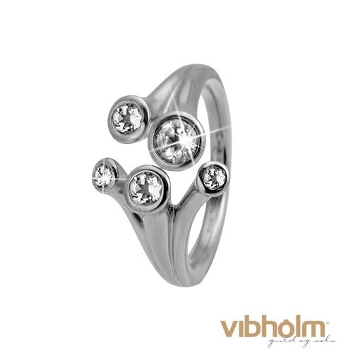 Christina Jewelry & Watches Topaz Fountain ring i sterling sølv med facetteret topas