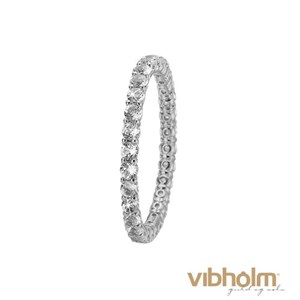 Christina Jewelry & Watches Unforgettable Love ring i sterling sølv med facetteret topas