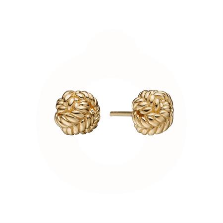Christina Jewelry & Watches - Love Knot ørestikker - forgyldt sølv 671-G63