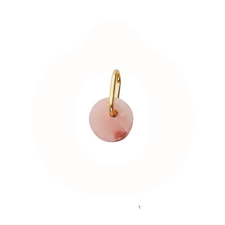 DESIGN LETTERS - Pink Opal charm - forgyldt sterlingsølv 90201501PINK