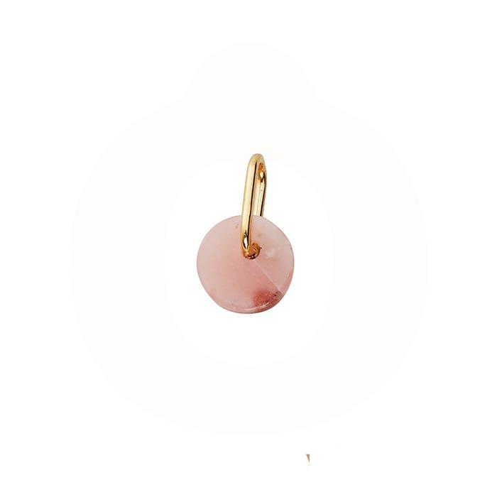 DESIGN LETTERS - Pink Opal charm - forgyldt sterlingsølv 90201501PINK