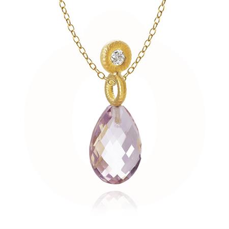 Dulong Fine Jewelry - Balloon vedhæng - guld M/ædelsten - BAL6-A1055