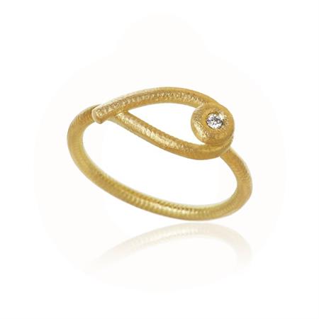 Dulong Fine Jewelry - Kharisma Ring - 18 karat guld m/brillant KHA3-A2030