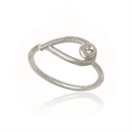Dulong Fine Jewelry - Kharisma Ring - sterlingsølv m/brillant KHA3-F2030