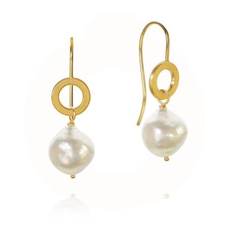 Dulong Fine Jewelry - Ocean Perle øreringe - 18 kt. guld OCE1-A1177