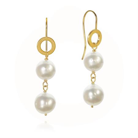 Dulong Fine Jewelry - Ocean Perle øreringe - 18 kt. guld OCE1-A1277