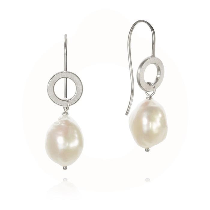 Dulong Fine Jewelry - Ocean Perle øreringe - Sterlingsølv OCE1-F1107