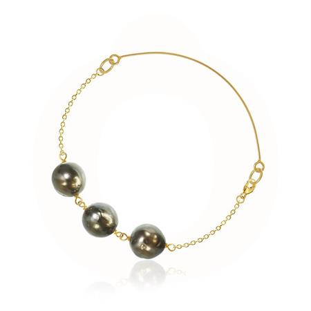 Dulong Fine Jewelry - Ocean Perle Armbånd - 18 kt. guld OCE4-A1308