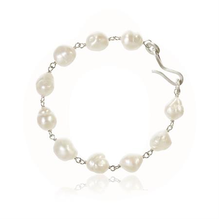 Dulong Fine Jewelry - Grand Ocean Perle Armbånd - Sterlingsølv OCE4-F1177