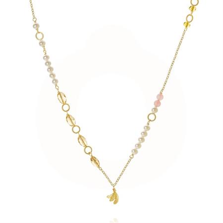 Dulong Fine Jewelry - Piccolo Mellow Aura halskæde - guld M/ædelsten - PIC5-A1138-43