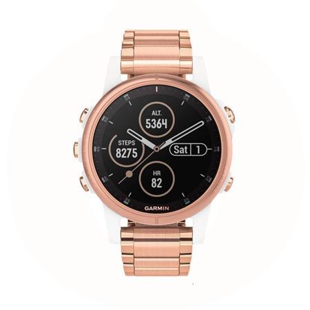Garmin - Fenix 5S Plus Smartwatch - rustfrit stål 010-01987-11