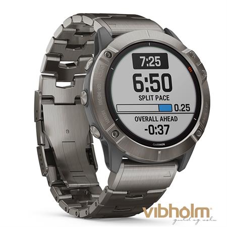 Garmin - Fēnix 6X - Pro Solar Smartwatch - Titanium 010-02157-24