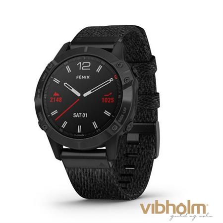 Garmin - Fēnix 6 - Pro og Sapphire Smartwatch - Sort DLC 010-02158-17