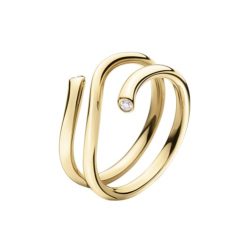Georg Jensen Magic Ring i 18 karat guld med brillanter 3569740