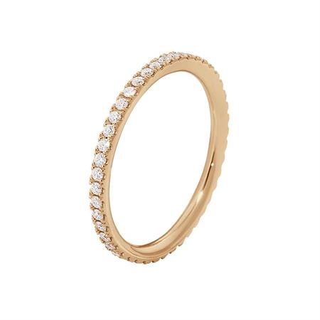 Georg Jensen - Aurora Ring - 18 karat rosaguld m/brillantslebne diamanter 3572760