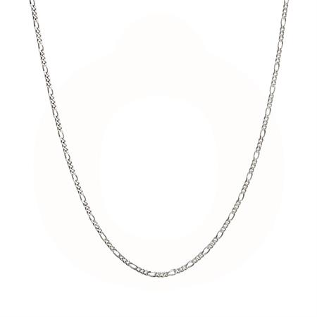 Jeberg Jewellery - Figaro halskæde - sterlingsølv 4518-silver