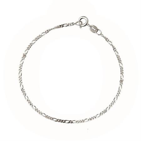 Jeberg Jewellery - Figaro Armbånd  - sterlingsølv 4518-silver