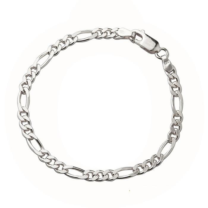 Jeberg Jewellery - Chunky Figaro Armbånd  - sterlingsølv 4520-silver