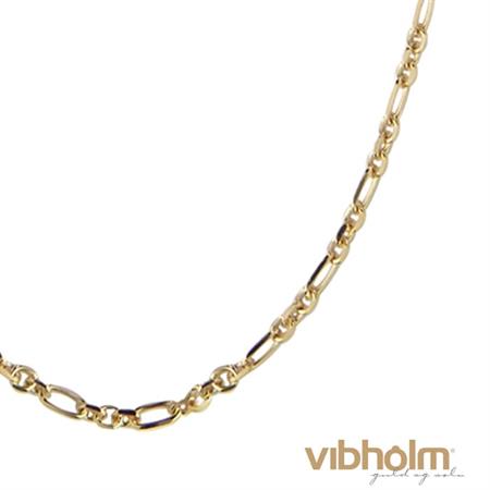 Jeberg Jewellery - Fillipa halskæde - forgyldt sterlingsølv 4522-gold