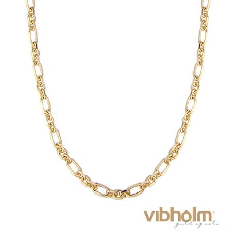 Jeberg Jewellery - Filippa Chunky halskæde - forgyldt sterlingsølv 4524-gold