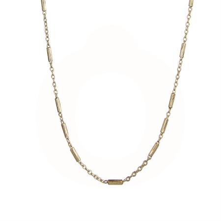 Jeberg Jewellery - Nora halskæde - forgyldt sterlingsølv 4560-42-Gold