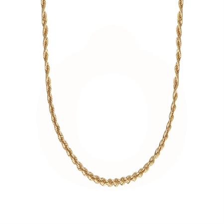Jeberg Jewellery - Robin halskæde - forgyldt sterlingsølv 4590-42-Gold