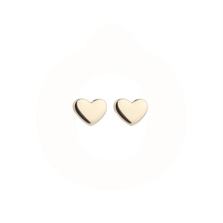Jeberg Jewellery - Heart Petite Ørestikker - forgyldt sterlingsølv 50815