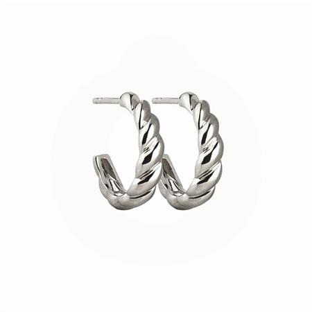 Jeberg Jewellery - Twisted Hoops - sterlingsølv 50842