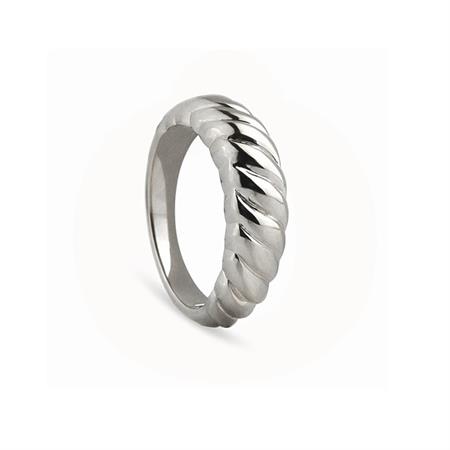 Jeberg Jewellery - Twisted Dome Ring - sterlingsølv 60602