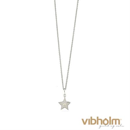 Jeberg Jewellery Mini Star Halskæde i sølv 4772