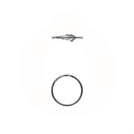 Line & Jo - Miss Radnick Grey ring i sterlingsølv 1-5447