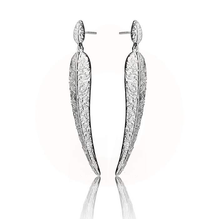 LuvaLu Jewellery - Pluma Øreringe - sterlingsølv 2E.IF1659.02
