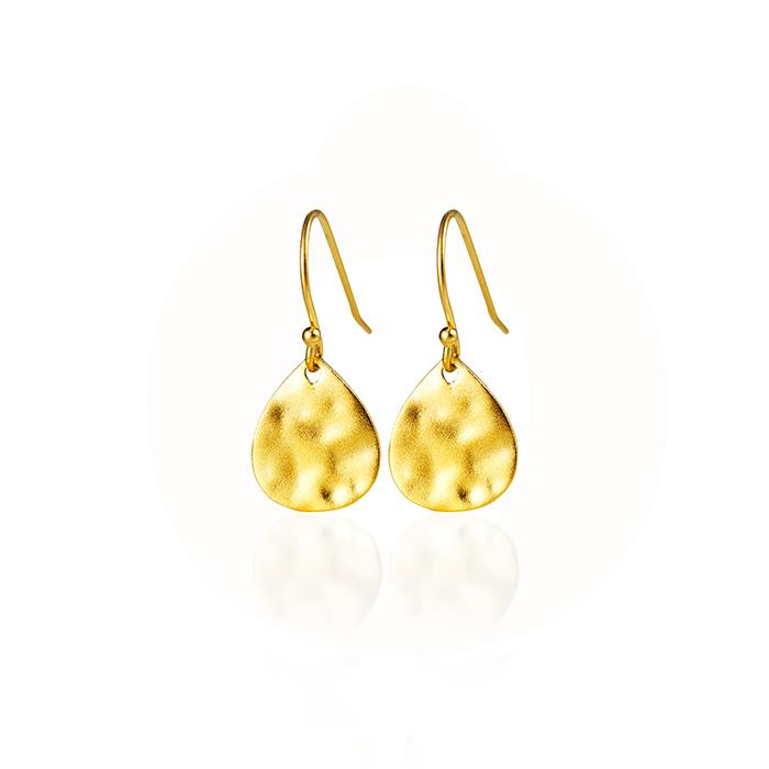 LuvaLu Jewellery - Soltar ørehængere -  forgyldt 2E.IF0413.09