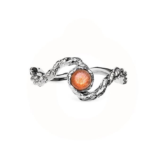 Maanesten - Binah Ring - sterlingsølv 4744c