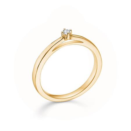 Mads.Z - Crown Ring - 14 karat guld m/brill. 1541604
