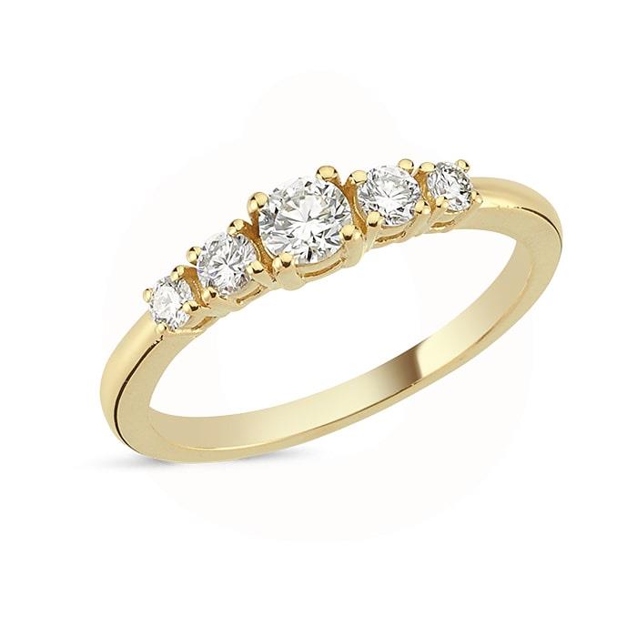 Vibholm - Passion for Diamonds Ring - 14 karat rødguld R1101 045 RG
