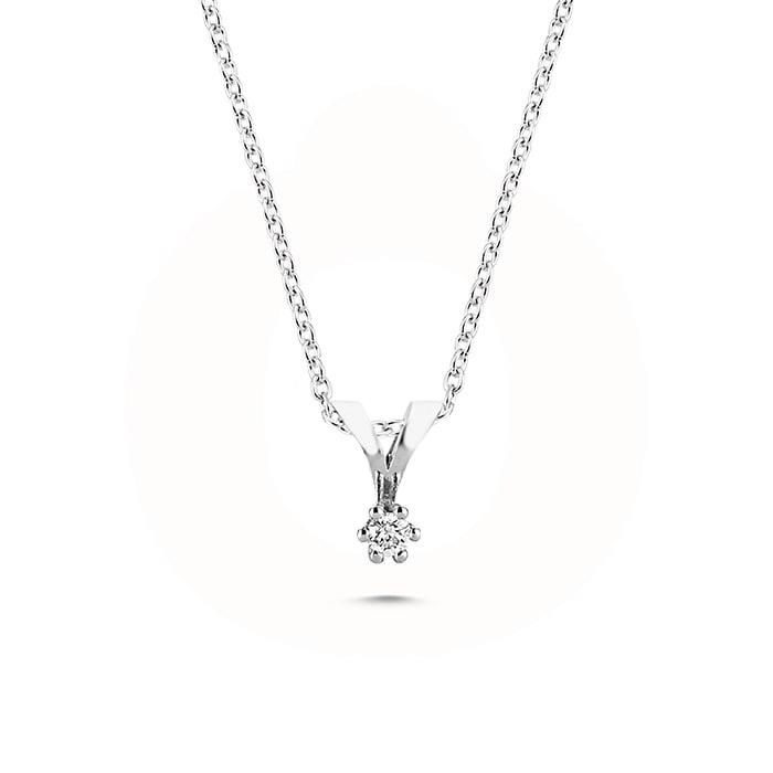 Vibholm - Passion for Diamonds Vedhæng - 14 karat hvidguld m/0,03 ct. 118958 003 HVG