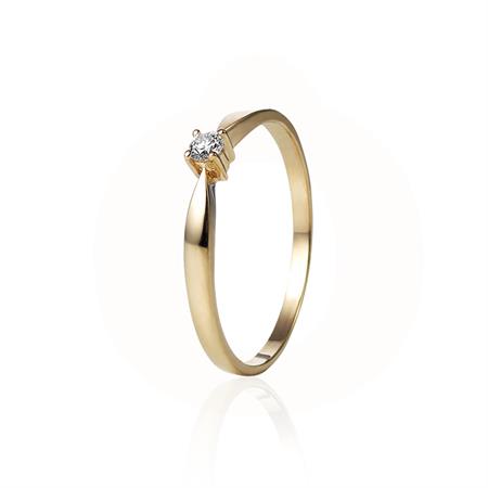 Vibholm - Passion for Diamonds Ring - 14 karat rødguld m/0,09 ct.