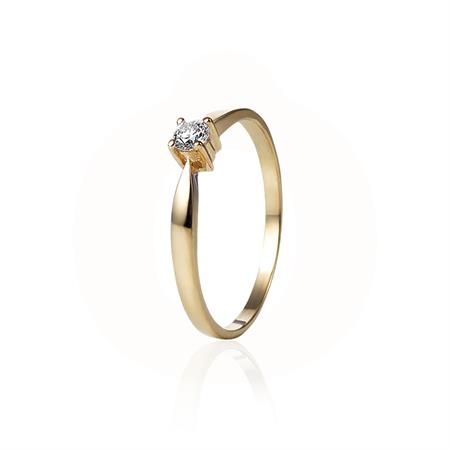 Vibholm - Passion for Diamonds Ring - 14 karat rødguld m/0,14 ct.
