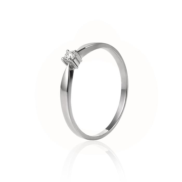 Vibholm - Passion for Diamonds Ring - 14 karat hvidguld m/0,09 ct.