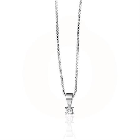 Vibholm - Passion for Diamonds Vedhæng - 14 karat hvidguld m/0,09 ct.