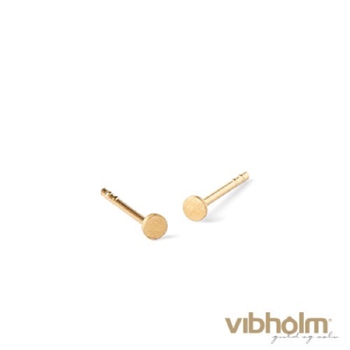 Pernille Corydon Micro Coin Earstick forgyldt E-003-gp