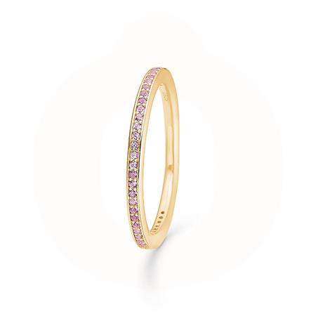 Precious Peak - Pink Rainbow Ring - forgyldt sølv 8247073