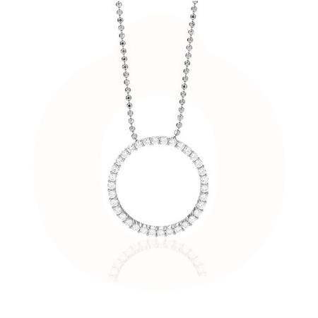 Sif Jakobs - Biella Grande halskæde - sølv med hvide zirkonia