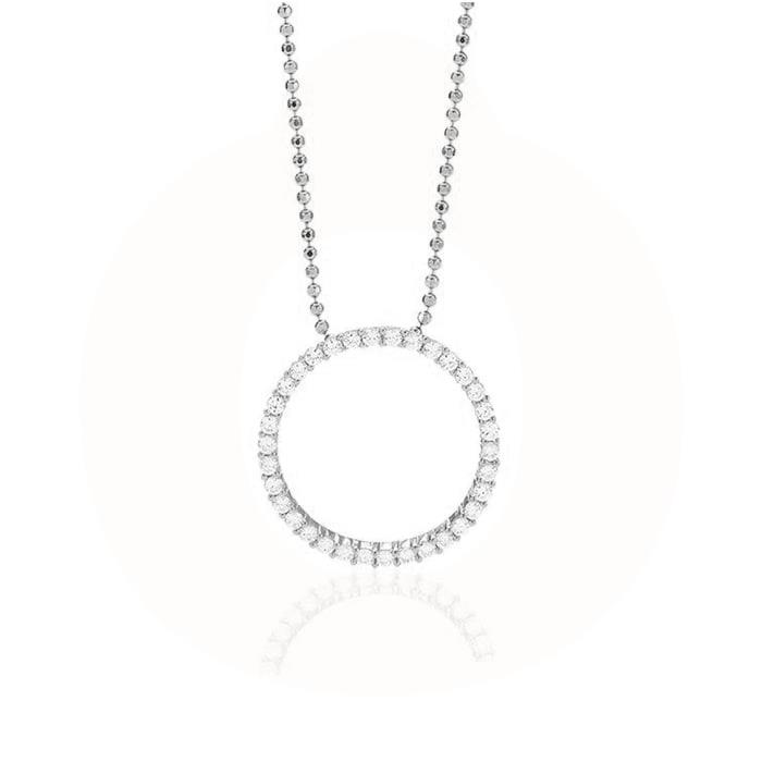 Sif Jakobs - Biella Grande halskæde - sølv med hvide zirkonia